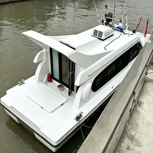 Bateau de croisière fluviale de luxe à 26 vitesses pour passagers, avec moteur diesel intégré, coque en fibre de verre, 250 CV, 30-35 nœuds, commande à distance - Product Image 4