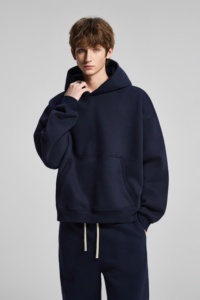 Felpa con Cappuccio Oversize Personalizzabile Stile Streetwear da Uomo, Foderata in Pile, Vendita all'Ingrosso - Product Image 6