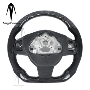 Volant sport personnalisable en fibre de carbone Megalomania pour Jaguar F-Type E-PACE XE XFL XJ XF F-PACE - Product Image 6