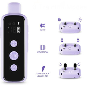 <span class=keywords><strong>Collar</strong></span> de entrenamiento de perro mascota eléctrico con control remoto de vibración de choque electrónico impermeable y recargable hecho en China - Product Image 2