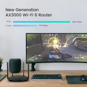 Tenda ax3000 Wifi 6 thông minh Router Dual Band Gigabit <span class=keywords><strong>Internet</strong></span> không dây 4 cổng Gigabit ofdma + MU-MIMO của cha mẹ điều khiển từ xa dễ dàng - Product Image 3
