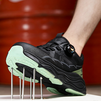 Chaussures de sécurité pour hommes en acier, fabriquées sur mesure, antidérapantes, anti-perforation, bottes de travail de sécurité