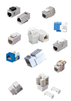 Modul Jaringan CAT6 UTP RJ45 Keystone Jack Konektor Punch Down 110 IDC