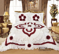 Le fabricant de couvre-lit queen size comprend une couette en polyester et microfibre pour la chambre à coucher.