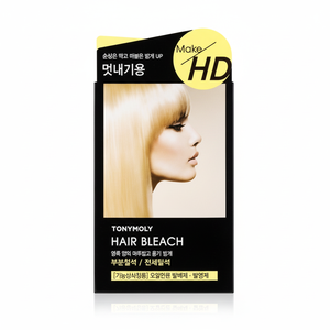 Tonymoly Make HD Hair Bleach 1ea Crème Mousse Salon Cheveux Teinture Haute Qualité Ingrédient À Base De Plantes Vert Poudre Couleur Permanente - Product Image 1
