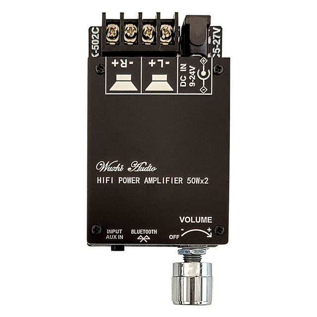 502C Upgraded APP Version HIFI-Class 20 Stereo for AUX Digital Amplifier Board TPA3116D2 50W 2 5-27V