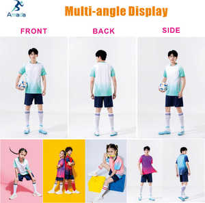 Hot Nieuw Design Hoge Kwaliteit Custom Sneldrogende Voetbal Kleding Goedkope Polyester Sublimate Mark Groothandel Voetbal Kleding - Product Image 6