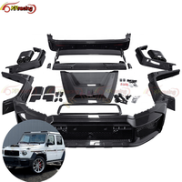 Kit de mise à niveau en fibre de carbone sèche, style R, avec pare-chocs, spoiler, diffuseur et capot pour Mercedes Classe G G63 W465 AMG G550 G500 2025 2026