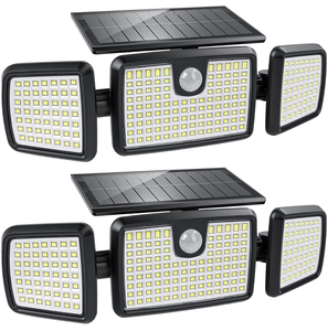 318 <b>LED</b> Solar <b>Motion</b> <b>Sensor</b> Outdoor Wall & Street Lamp 3 Modes IP65 Waterproof CE Certified Home & Garden Use - Product Image 1