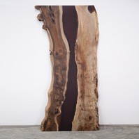 Plateaux de table basse extensibles en résine de hickory - Design européen moderne pour mobilier de maison