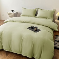 Parures de lit de style européen et américain, solides, personnalisées, 4 pièces, 6 pièces, taille Queen, King