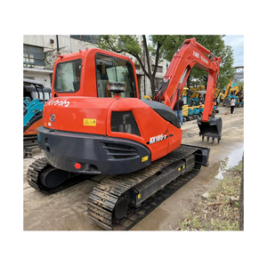 Excavadora Hidráulica de Orugas Kubota KX185-3 Naranja con Cabina, Maquinaria de Construcción Usada con Motor, Caja de Cambios, Bomba y Motor Eléctrico, 8500 kg - Product Image 4