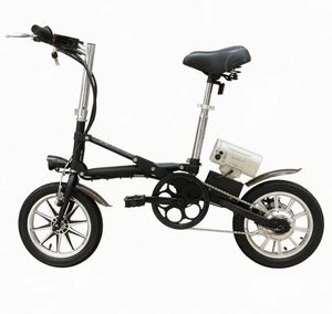 Vélo électrique pliable de 14 pouces, moteur arrière 36V 250W, batterie au lithium, mini vélo électrique pour adultes, pour les trajets domicile-travail - Product Image 1