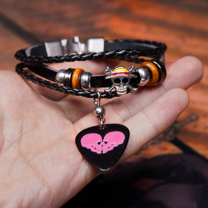 Pulsera Personalizable de Celuloide con Forma de Púa de Guitarra para Hombre, Compatible con Bajo, Resistente al Agua y Duradera, Regalo para el Día de San Valentín - Product Image 6