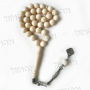 Résine Ambre <span class=keywords><strong>Arabe</strong></span> Tasbih Tesbih Islamique 10mm33pcs Perles de Prière Musulman Islam Subha Sebha Worry Perles Allah Mohammed Ramadan Chapelet - Product Image 1