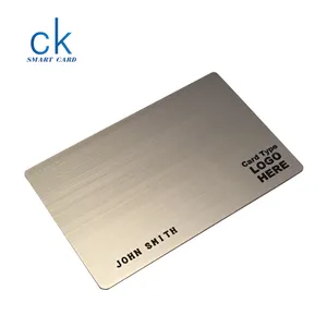 High Quality Cheapest Price Custom PVC/Metal Business Card with Metal Rose Gold Business Cards