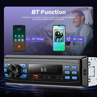 Lecteur MP3 pour voiture, radio FM multifonctionnelle, fonction musique, clé USB, Bluetooth, égaliseur, kit mains libres, commande centrale, autoradio