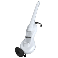 Performance professionnelle YOOLIM NOVIA 4/4 Violon électrique Violons en fibre de carbone Violon blanc sans tête