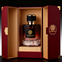 Flacon de parfum de luxe cylindrique avec vaporisateur 100 ml, logo personnalisable et boîte d'emballage disponibles, échantillons gratuits disponibles