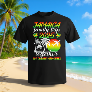 T-shirt Voyage en Famille à la Jamaïque 2025 – Ensemble, Nous Créons des Souvenirs – Chemise de Vacances - Product Image 3