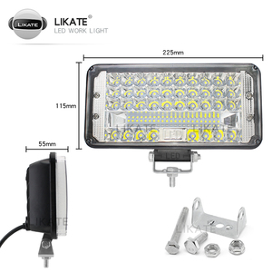 Feux de route carrés de 9 pouces, feux de conduite LED, feux de travail de 9 pouces pour <span class=keywords><strong>voiture</strong></span>, camion, tout-terrain - Product Image 2