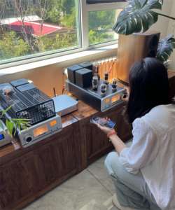 Verbesserter Sprach-300B-845-Röhrenverstärker mit 35W Standlautsprechersystem - Product Image 3