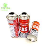 Usine en gros 100ml et 500ml fer blanc métal BBQ gaz butane aérosol bidons Logo personnalisé imprimé bouteilles de gaz vides