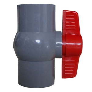 Vanne à boisseau sphérique en PVC pour l'alimentation en eau/vanne de piscine, norme DIN, fabriquée en usine - Product Image 2