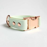 Collier pour chien de luxe en velours et polyester, nouvelle conception, écologique, imperméable, durable, avec sangle en TPU détachable – Meilleure vente