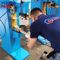 Machine à souder par points en acier inoxydable pour le corps de la bouilloire, machine à souder par points pour bec verseur, vente chaude