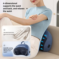 LEMESY Nouveau Design Coussin de Massage Électrique Chauffant Shiatsu pour le Dos, le Cou et les Épaules