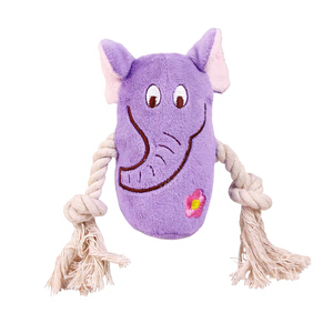 Juguete de Peluche para Perro con Forma de Elefante con Cuerda de 13 cm para Mascotas - Product Image 2