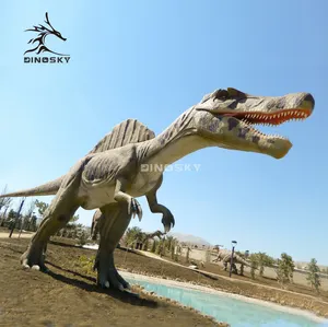 Прямая Заводская модель динозавра спинозавра с реалистичным внешним видом для парка приключений Юрского периода, музея