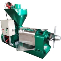 Huile de soja d'arachide de noix de coco de la vis 6YL-95 faisant la machine avec le moteur diesel