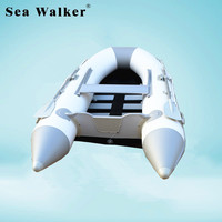 Bateau de pêche gonflable de haute qualité, bateau à rames de 3.3M avec sol festonné, nouveau Design avec Certification CE