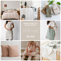Australie housse de couette ensemble 100 lin avec taies d'oreiller feuille de lin bouton plus proche oekotex français lin literie flocons d'avoine king size