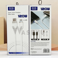Kabel Data Micro Type C 120W Pengisian Cepat Warna Baru 2026 Dengan Lampu LED