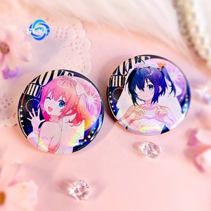 Amour Chunibyo Anime Mariage Laser Badge Rikka Takanashi Shichimiya Satone Style Japonais Collection - Product Image 2