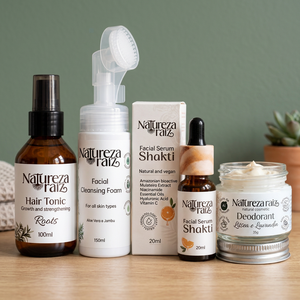 Kit de Cuidado Reparador y Luminosidad – Crema Capilar, Espuma Facial, Suero Facial y Desodorante - Product Image 3