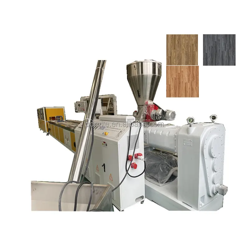 Offre Spéciale WPC PVC Vinyle Ligne de production de plancher SPC Carrelage SPC Stratification de panneaux de marbre Machine de fabrication