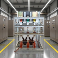 Armoire de distribution industrielle basse tension fixe Shenghua GGD IP54 avec verrouillage hybride