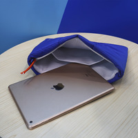 Housse pour ordinateur portable en nylon matelassé avec fermeture éclair, sac pour ordinateur portable rembourré léger, 11-16 pouces, étui pour ordinateur portable Mac, voyage d'affaires, bureau, quotidien