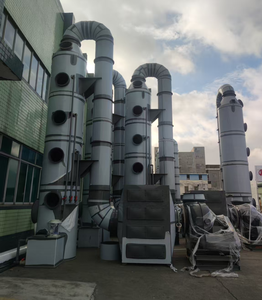 Sistema de limpieza de gases de escape, torre de pulverización de laboratorio, depuradores de gases residuales para purificación de HCL/H2S/SOX/<span class=keywords><strong>NOX</strong></span>/NH3/cloro/VOCs/polvo - Product Image 3