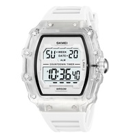 SKMEI 2296 Reloj deportivo digital de colores brillantes para jóvenes