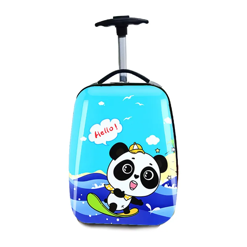 best selling Eco-friendly cheap cartoon characters kids travel suitcase luggage 2023 cartoon kids 3d trolley bag luggage bags