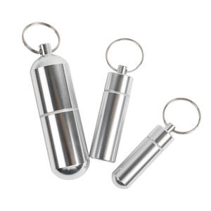 Soporte para hisopos de algodón de aleación de aluminio, contenedor de medicamentos de metal hermético e impermeable, soporte creativo portátil para palillos de dientes - Product Image 3