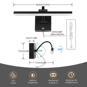 LED <b>Lights</b> High Quality Nordic Modern LED <b>Wall</b> Lamp Small Size Aluminum IP65 Waterproof 6W <b>Wall</b> Mounted LED <b>Lights</b> - Product Image 3