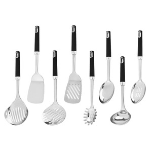 Stainless Steel Kitchenware Set 8 Piece Dishwasher <b>Safe</b> Cooking <b>Tools</b> For Daily Use - Product Image 4