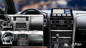 <span class=keywords><strong>Autoradio</strong></span> Android pour Nissan Patrol Y62 2010-2022 Armada Infiniti QX80 Écran CarPlay Navigation GPS 4G LTE WIFI DSP Radio - Product Image 2