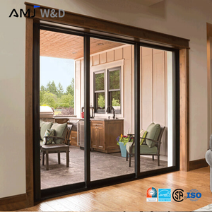 Puerta Corredera de Aluminio Personalizada para Patio Exterior, Diseño Moderno, Puerta Corredera de Vidrio con <span class=keywords><strong>Mosquitera</strong></span> - Product Image 2